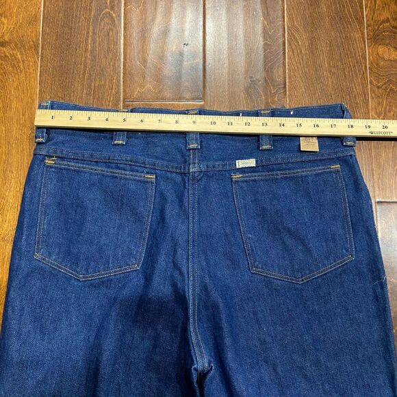 Sedgefield Vintage 70s Outdoors Boot Cut Dark Denim Jeans Men's Size 38W x 32L - Picture 8 of 10